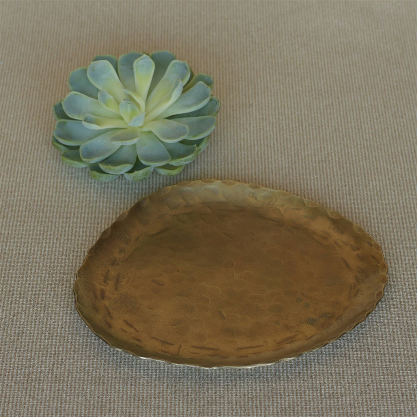 Small Organic Brass Plate