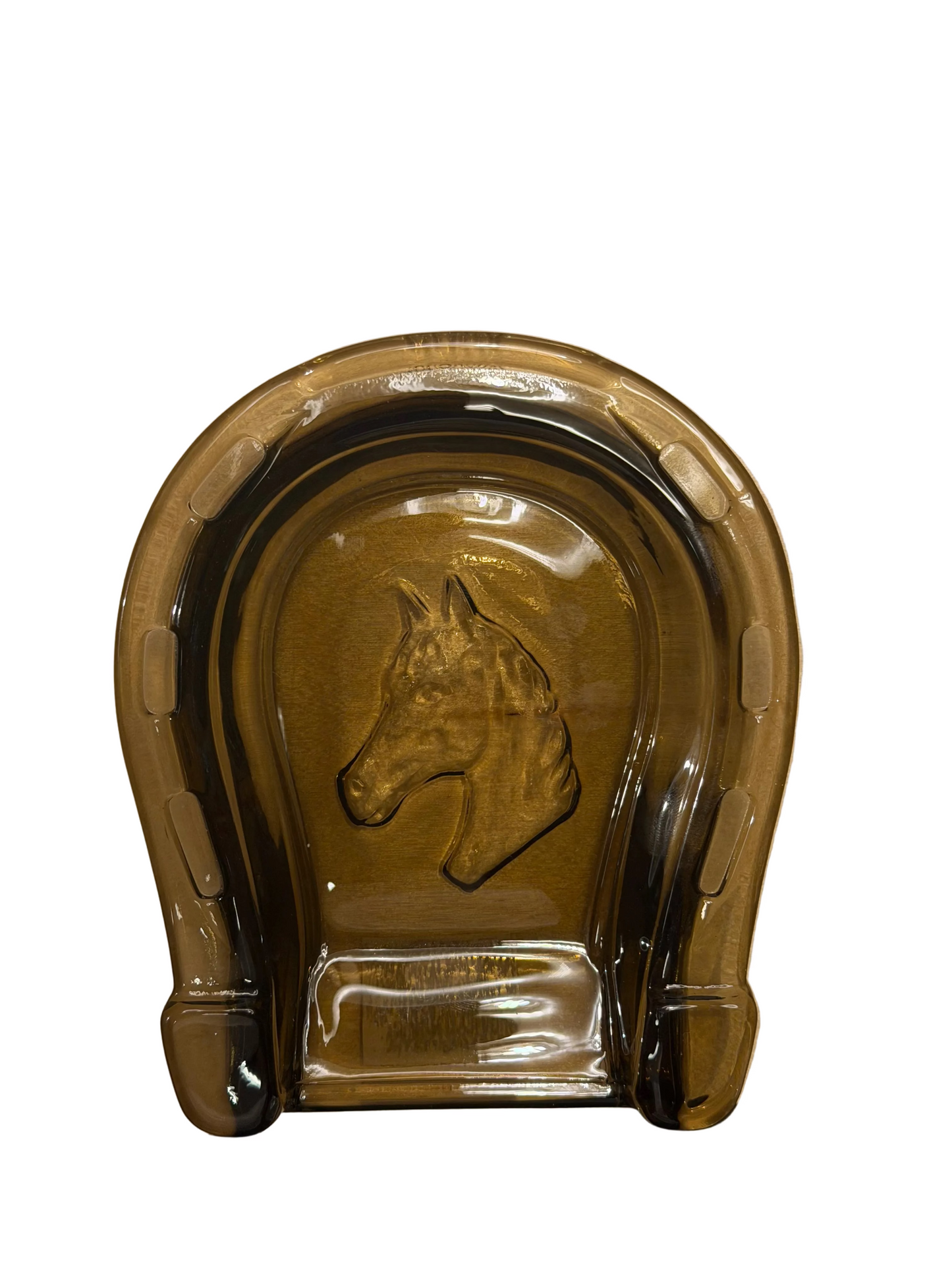 Glass Horse Ashtray Catchall