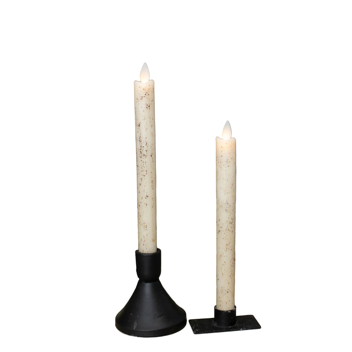 CREAM LED TAPER BATTERY OPERATED CANDLE TALL