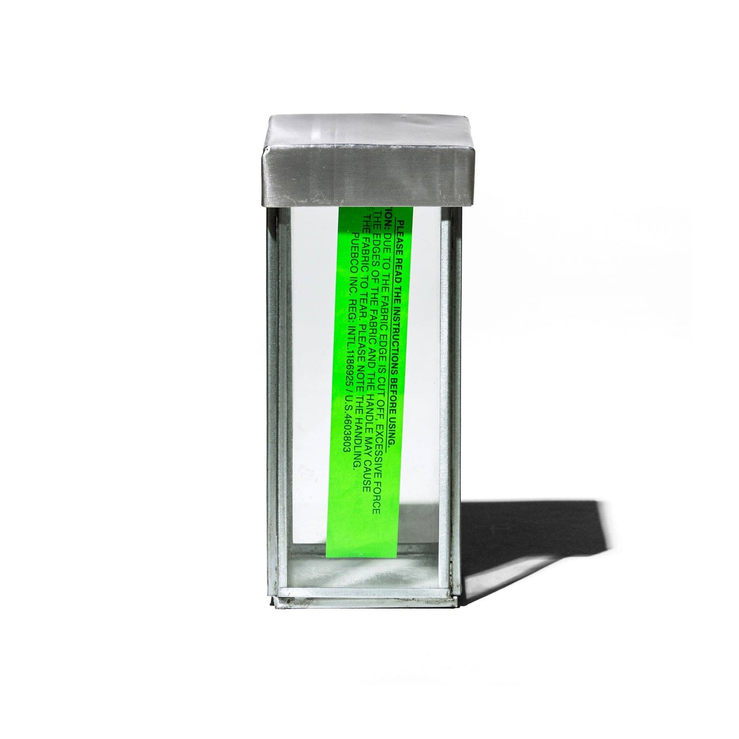 Glass Box w/Steel Lid