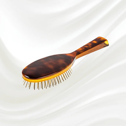 Gold Pin Oval Brush