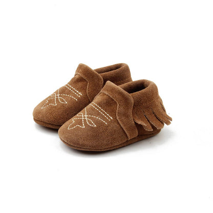 Boot Mocc - Brown Suede: 4(12-18M)