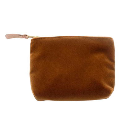 Velvet Jewel Pouch- Bronze
