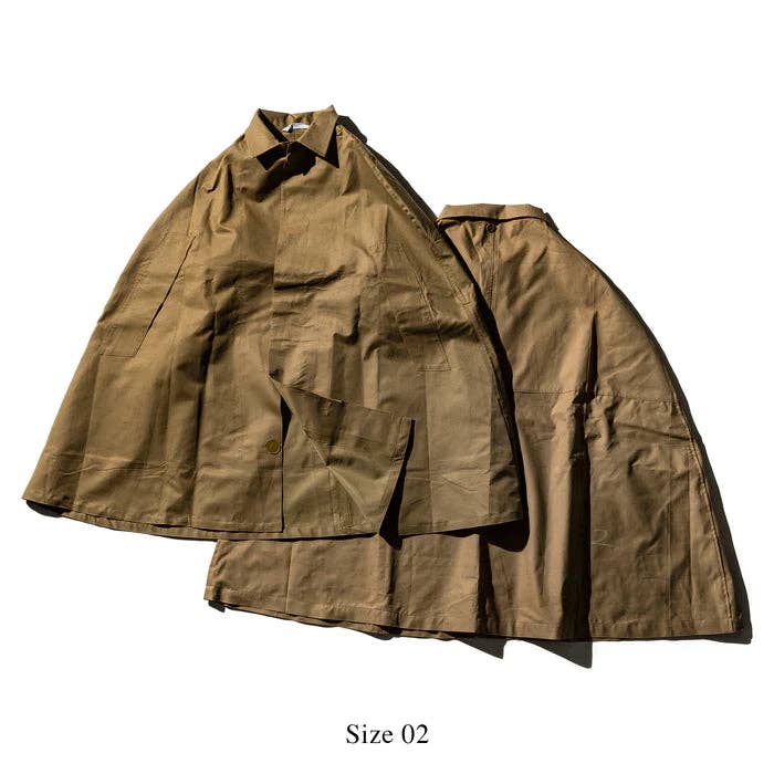 Vintage Ruberized Poncho