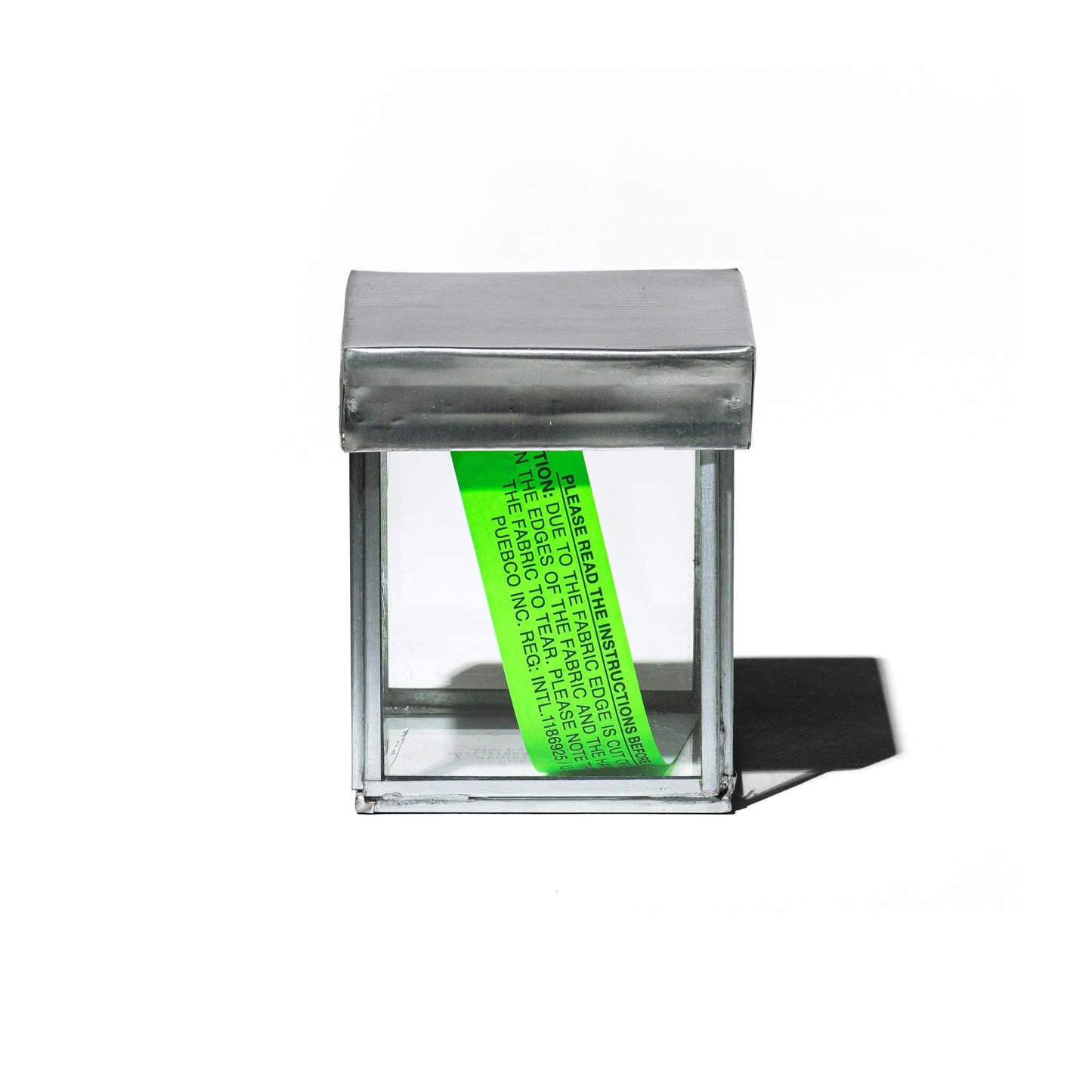 Glass Box w/Recycled Steel Lid SALE