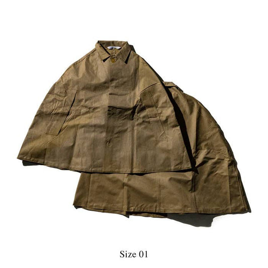 Vintage Ruberized Poncho