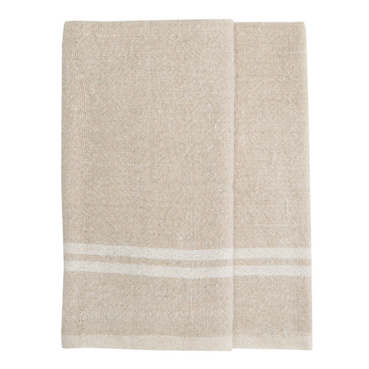 Vintage Linen Kitchen Towel | Taupe