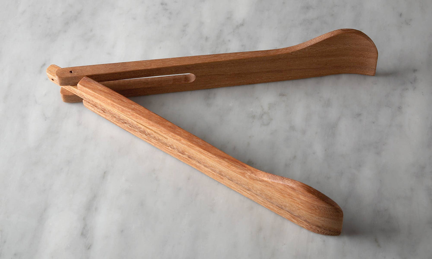 Wood Salad Tongs
