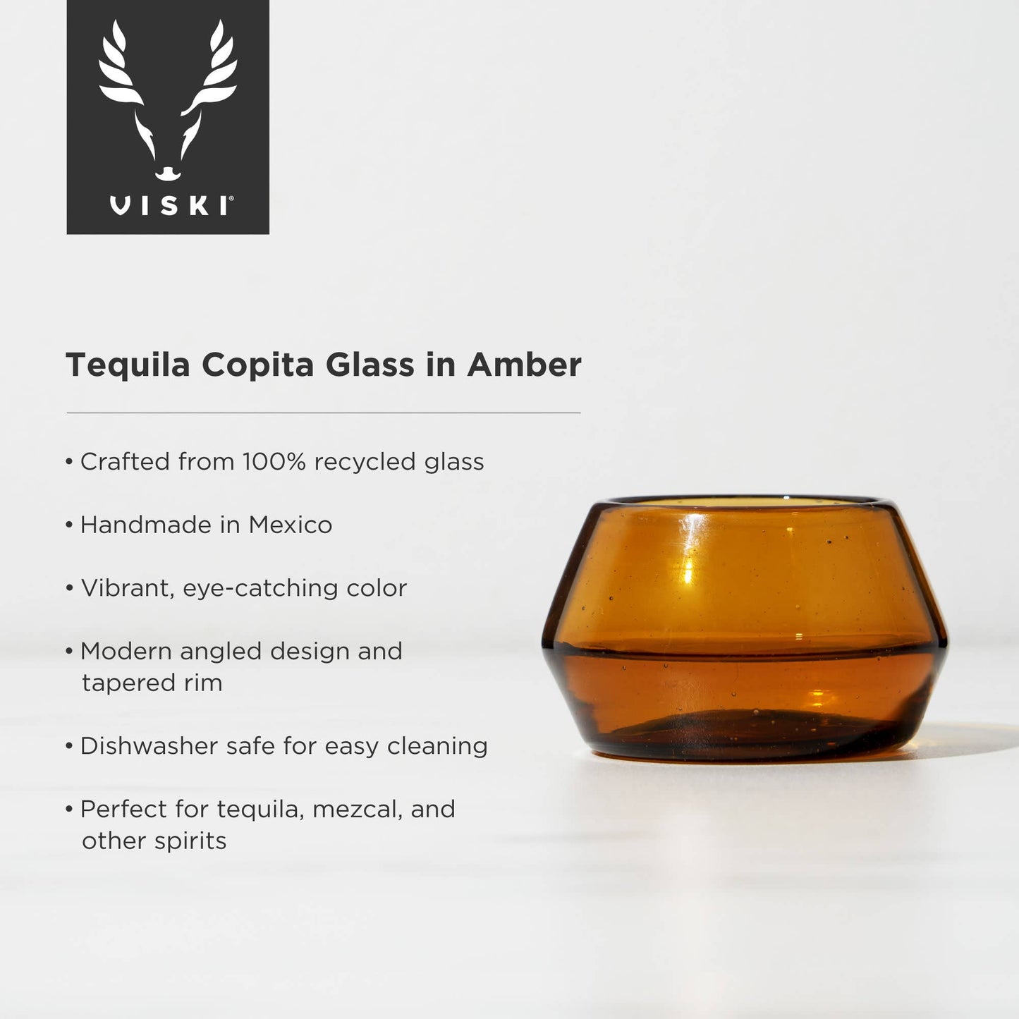 Amber Tequila  Glass