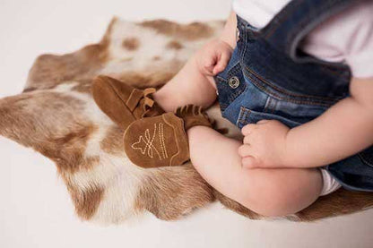 Boot Mocc - Brown Suede: 4(12-18M)