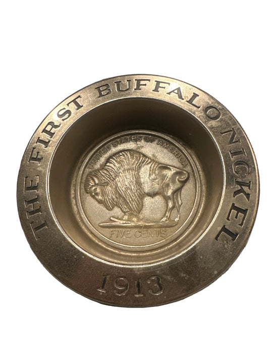 Vintage Buffalo Ashtray