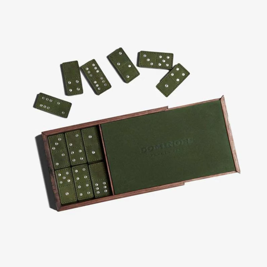 Leather Domino Set