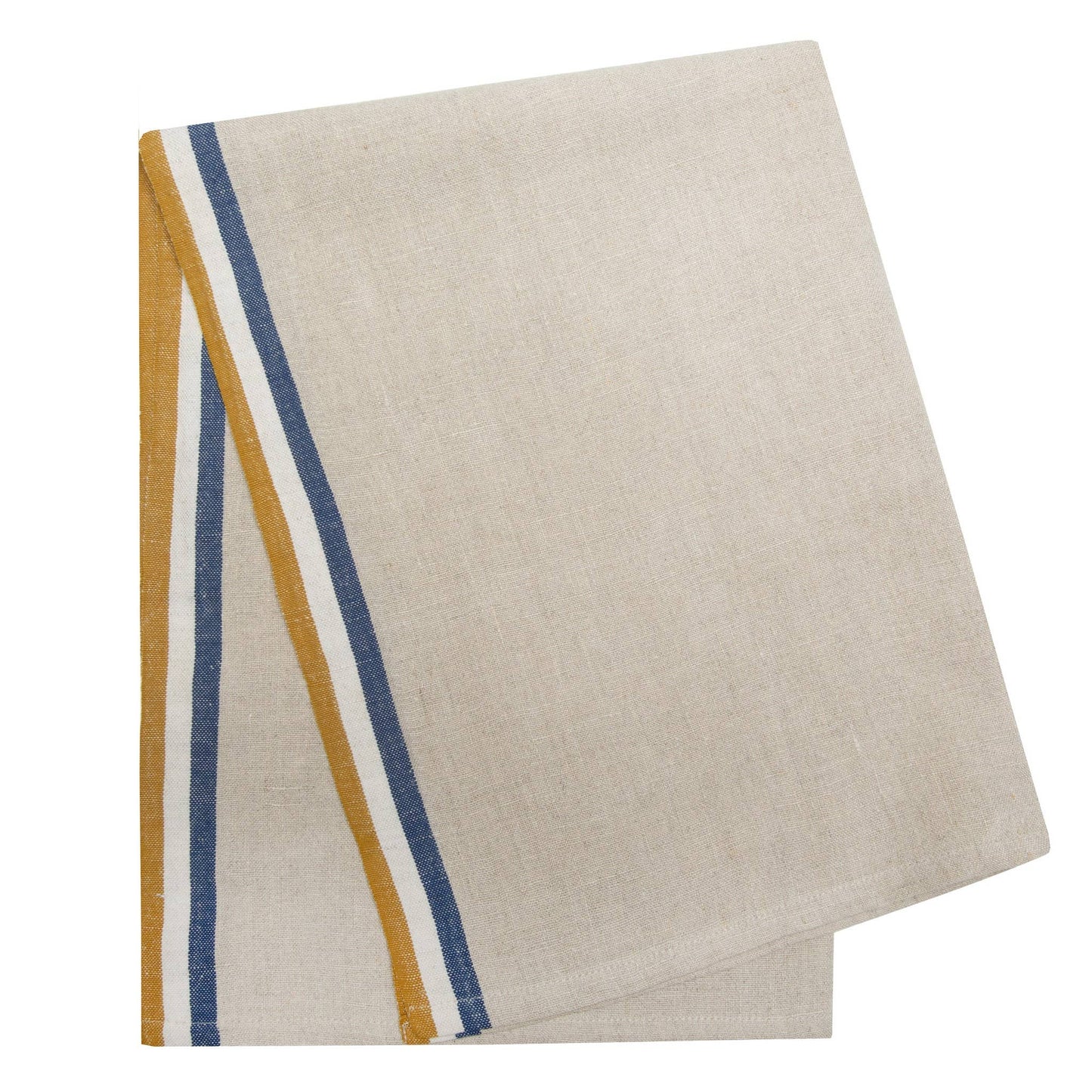 Mustard/Natural/Blue Tea Towel
