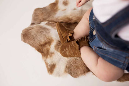 Boot Mocc - Brown Suede: 4(12-18M)