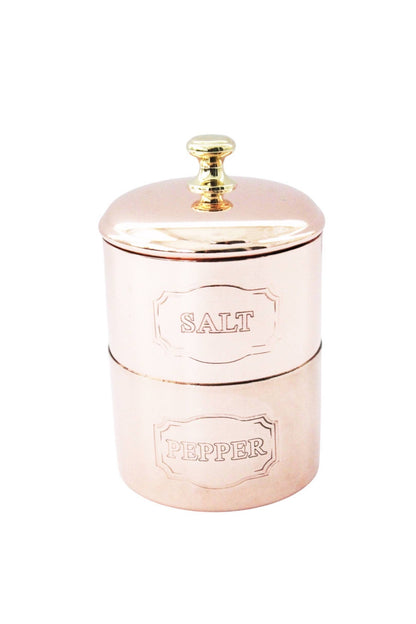 Copper Salt & Pepper Cellar