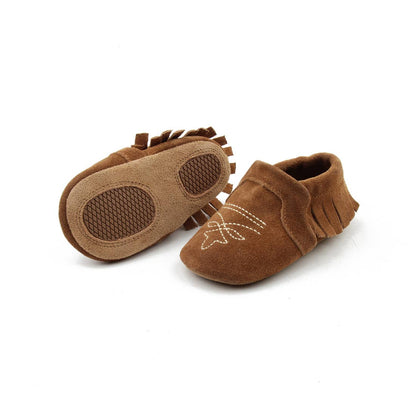 Boot Mocc - Brown Suede: 5(18-24M)