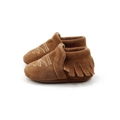 Boot Mocc - Brown Suede: 4(12-18M)