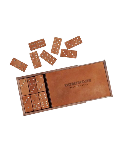 Leather Domino Set