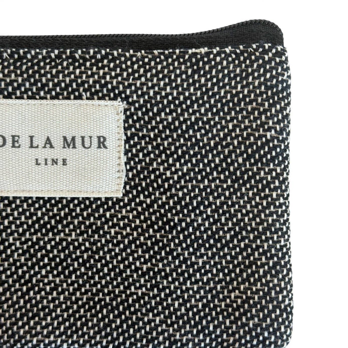 Navy Geometric Jacquard Eyewear Case