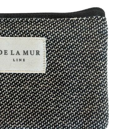 Navy Geometric Jacquard Eyewear Case