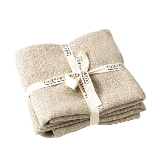Belgian Linen Dishtowels, Raw Natural