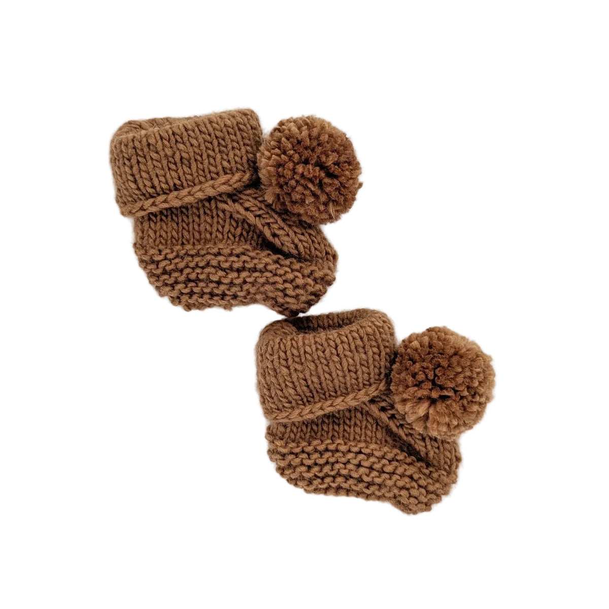 Booties Pecan XS (newborn - 3m)