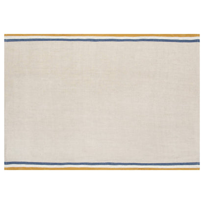 Mustard/Natural/Blue Tea Towel
