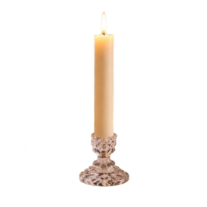 Cream Moving Flame Candle 6.5"