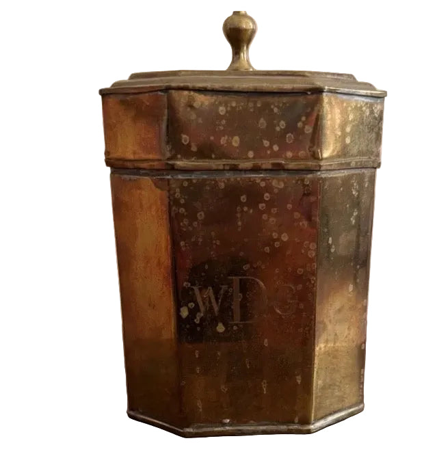 Vintage Brass Lidded Box