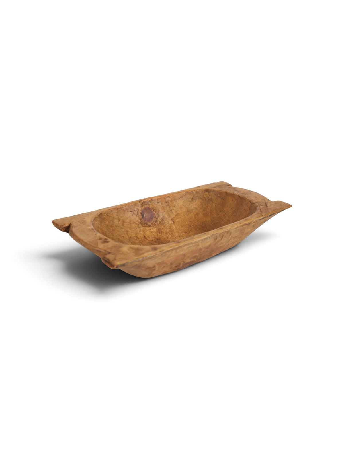 Rustic Wood Dough Bowl