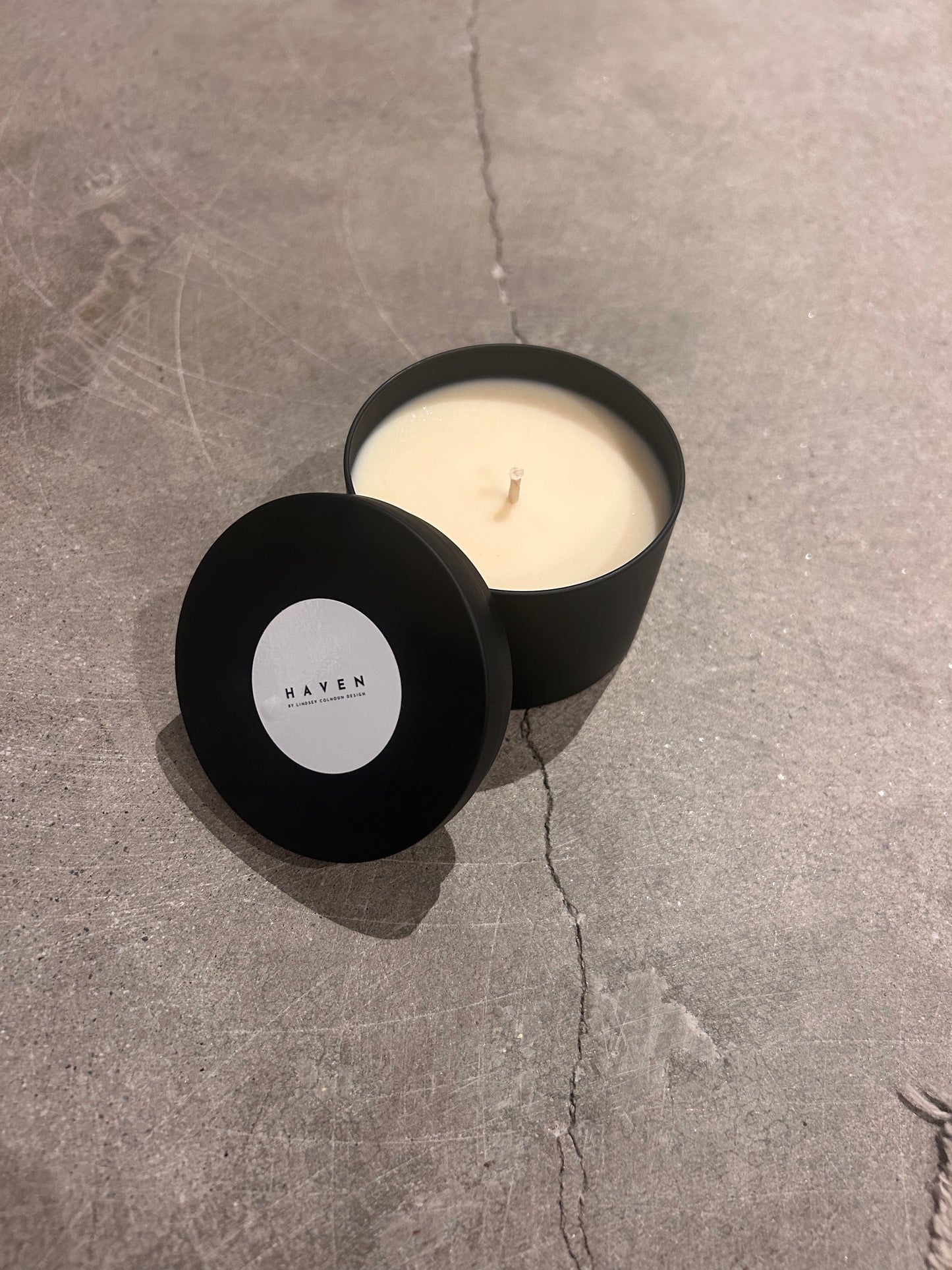 LCD Tin Candle