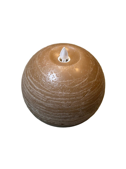 Round Candle Brown