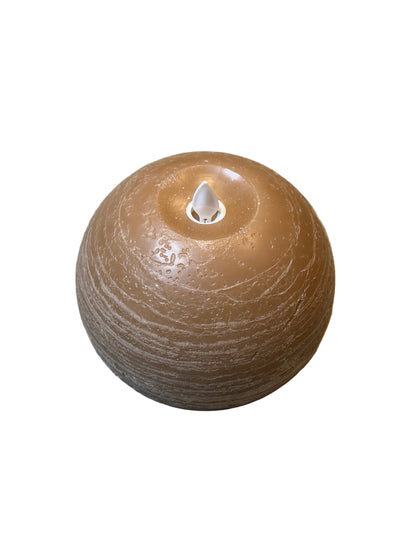 Round Candle Brown