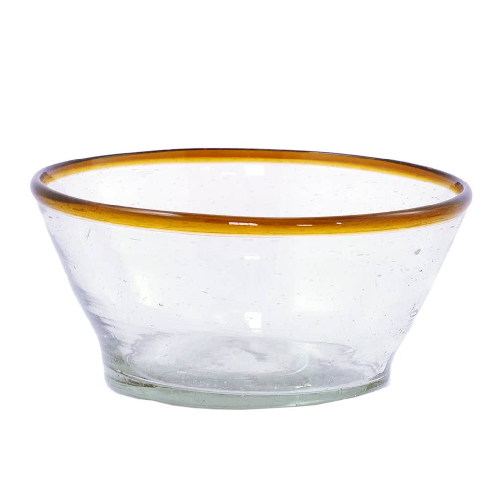 Amber Rim Bowl Small