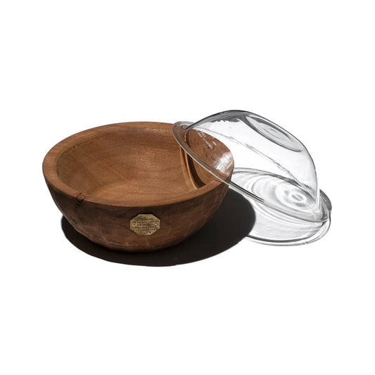 Vintage Wooden Pet Bowl