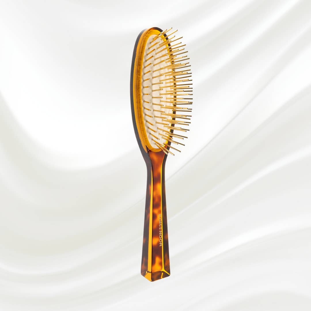 Gold Pin Oval Brush