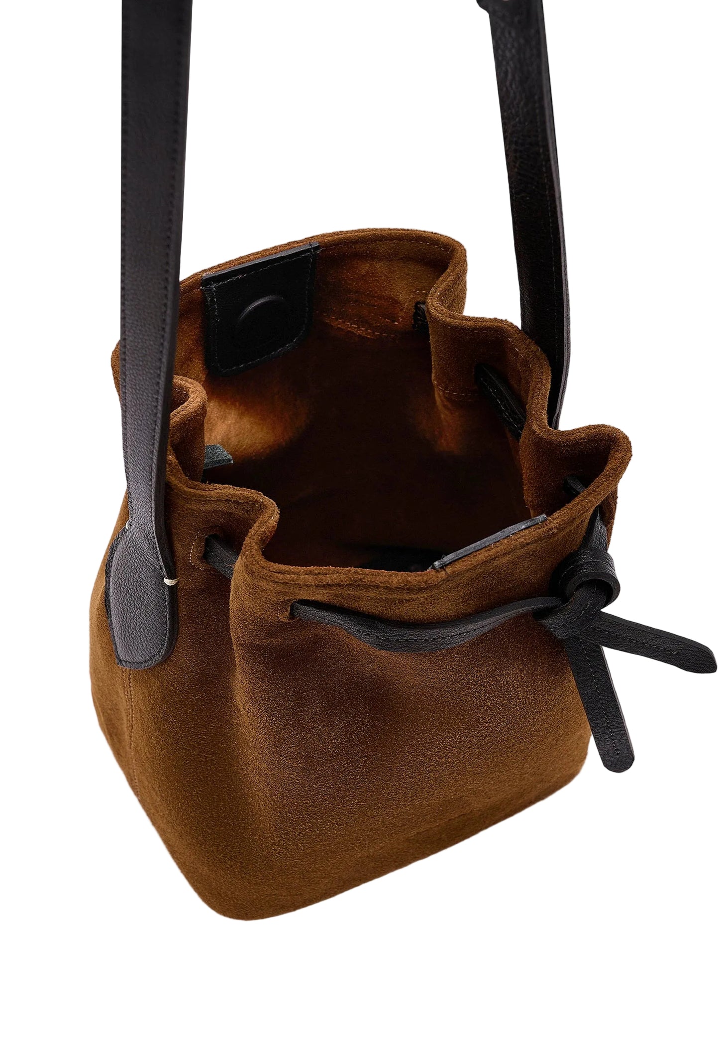 Suede Bucket Bag