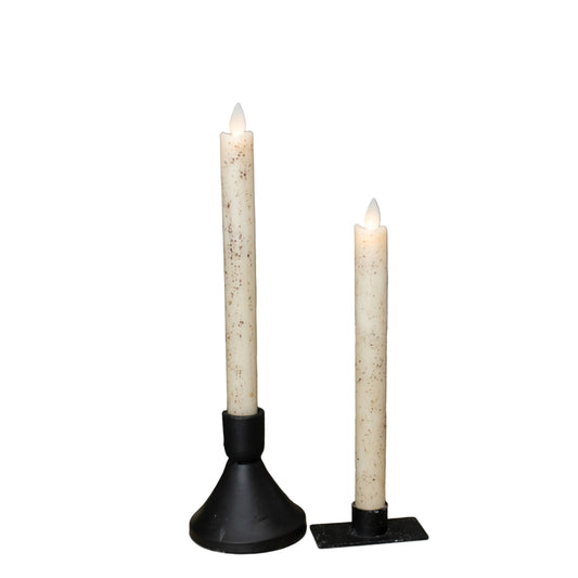 CREAM LED TAPER BATTERY OPERATED CANDLE TALL