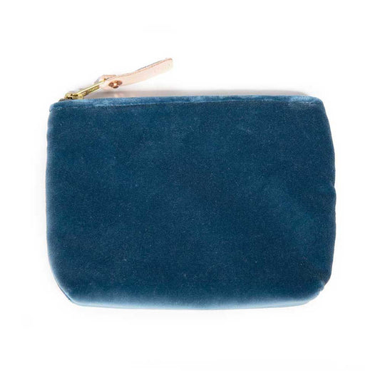 Velvet Jewel Pouch- Ocean