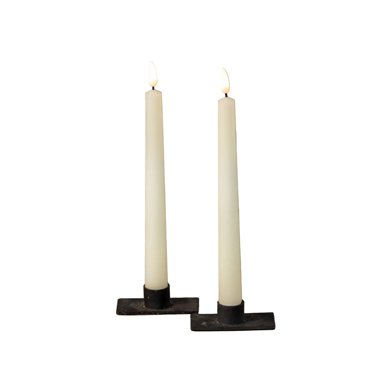 LED TAPER CANDLE CREAM