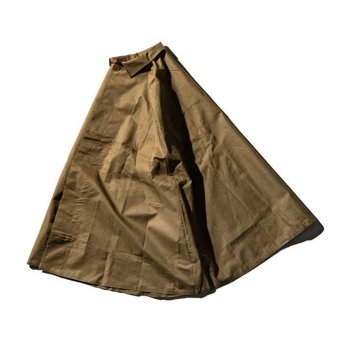 Vintage Ruberized Poncho