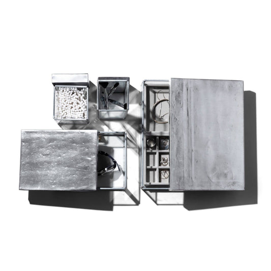 Glass Box w/Recycled Steel Lid
