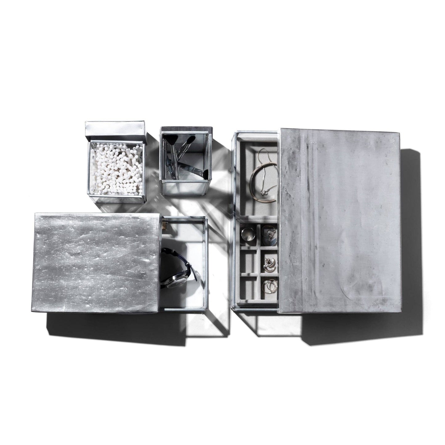 Glass Box w/Steel Lid