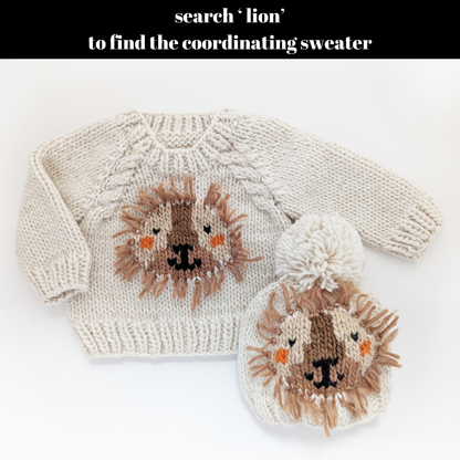 Lion Beanie: L (2-6 years)